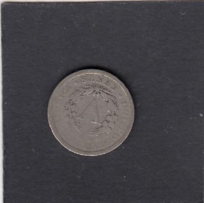 Beschrijving: 5 Cent LIBERTY